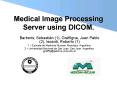 Medical Image Processing Server using DICOM. PowerPoint PPT Presentation