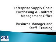 Enterprise Supply Chain Purchasing