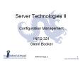 Server Technologies II PowerPoint PPT Presentation