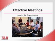 Effective Meetings