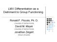LMX Differentiation as a Detriment to Group Functioning PowerPoint PPT Presentation