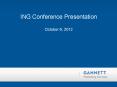 ING Conference Presentation October 6, 2012 PowerPoint PPT Presentation