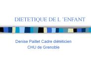 DIETETIQUE DE L