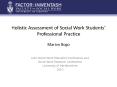 Holistic Assessment of Social Work Students PowerPoint PPT Presentation