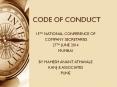 CODE OF CONDUCT PowerPoint PPT Presentation