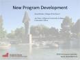 New Program Development PowerPoint PPT Presentation