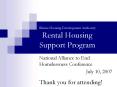 Illinois Housing Development Authority Rental Housing Support Program PowerPoint PPT Presentation