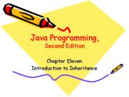 Java Programming, Second Edition