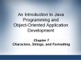 An Introduction to Java Programming and Object-Oriented Application Development PowerPoint PPT Presentation