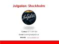 Julgalan Stockholm 2014 PowerPoint PPT Presentation