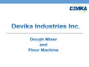 Dough Mixer and Flour Machine