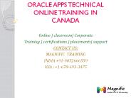 oracle apps technical online training in dubai