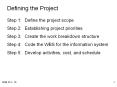 Defining the Project PowerPoint PPT Presentation