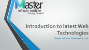 Web Technology - Master Software Solutions