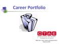 Career Portfolio PowerPoint PPT Presentation