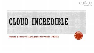 Human Resource Management System (HRMS)