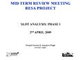 MID TERM REVIEW MEETING RESA PROJECT PowerPoint PPT Presentation