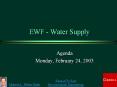 EWF - Water Supply PowerPoint PPT Presentation