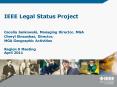 IEEE Legal Status Project PowerPoint PPT Presentation