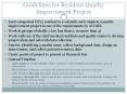 Guidelines for Resident Quality Improvement Project PowerPoint PPT Presentation