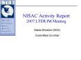 NISAC Activity Report 2007 LTER IM Meeting PowerPoint PPT Presentation
