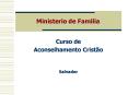 Ministerio de Familia PowerPoint PPT Presentation