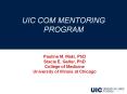 UIC COM MENTORING PROGRAM PowerPoint PPT Presentation