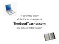 To download a copy of the Joshua lessons go to TheGoodTeacher.com and click on  PowerPoint PPT Presentation