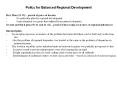 Regional Development Policy PowerPoint PPT Presentation