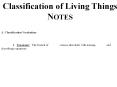 Classification of Living Things NOTES PowerPoint PPT Presentation