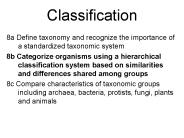 Classification