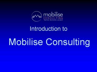 Mobilise MVNO Consulting Company UK