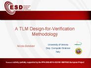 A TLM Design-for-Verification Methodology