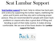 Seat Lumbar Support (1)