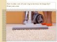 How to take care of your rug to increase its longevity? (1) PowerPoint PPT Presentation