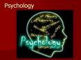 Psychology PowerPoint PPT Presentation