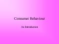 Consumer Behaviour PowerPoint PPT Presentation