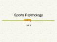Sports Psychology PowerPoint PPT Presentation