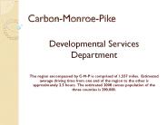 Carbon-Monroe-Pike