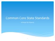 Common Core State Standards
