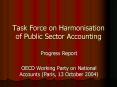 Task Force on Harmonisation of Public Sector Accounting PowerPoint PPT Presentation