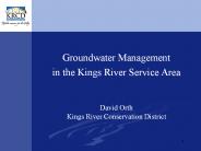 Groundwater Management