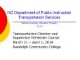 NC Department of Public Instruction Transportation Services Vehicle Inventory / Surplus Property   TD 10 PowerPoint PPT Presentation