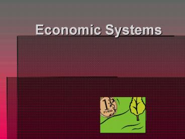Economic Systems