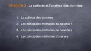 La collecte des donn