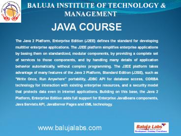 Advance java Course Institute in Delhi, Advance java Course institute in janankpuri .