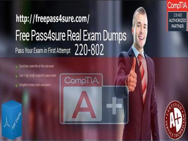 Free CompTIA A+ 220-802 PDF Dump (1)