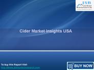 JSB Market Research : Cider Market Insights USA
