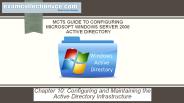 70-640 Windows Server 2008 Active Directory,