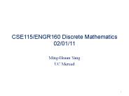 CSE115/ENGR160 Discrete Mathematics 02/01/11
